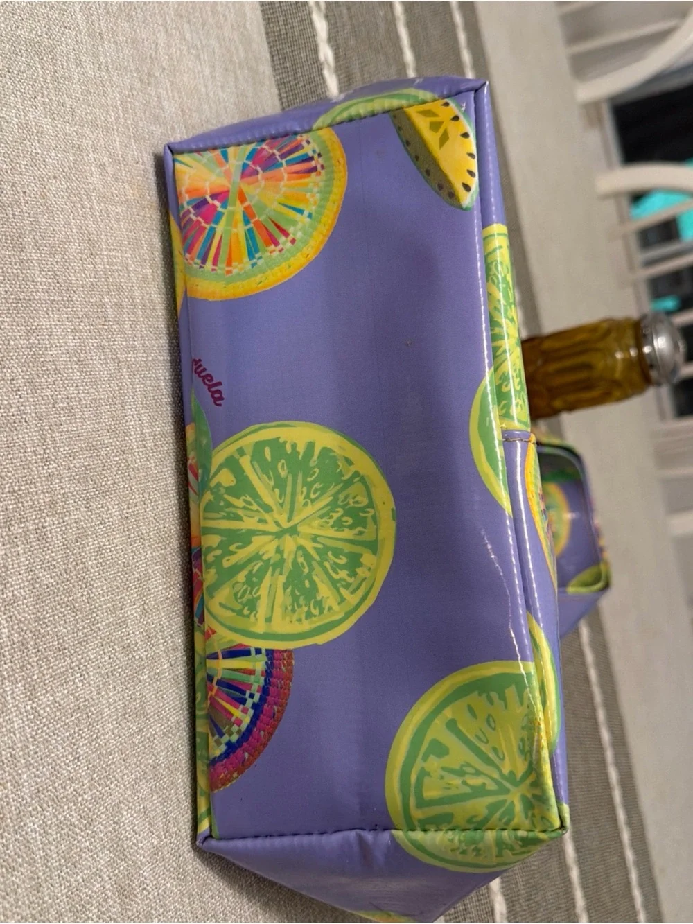 Consuela Purple Sandy Citrus Mini Tote Grab N Go - Picture 5 of 9
